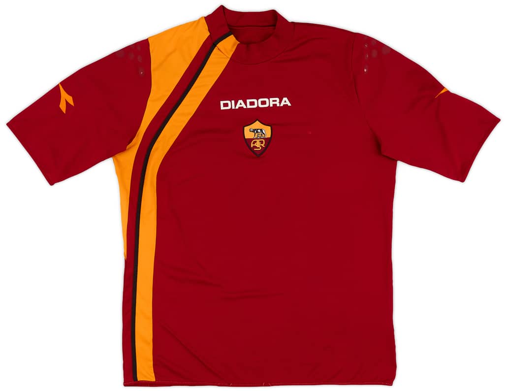 2005-06 Roma Home Shirt - 6/10 - (L)