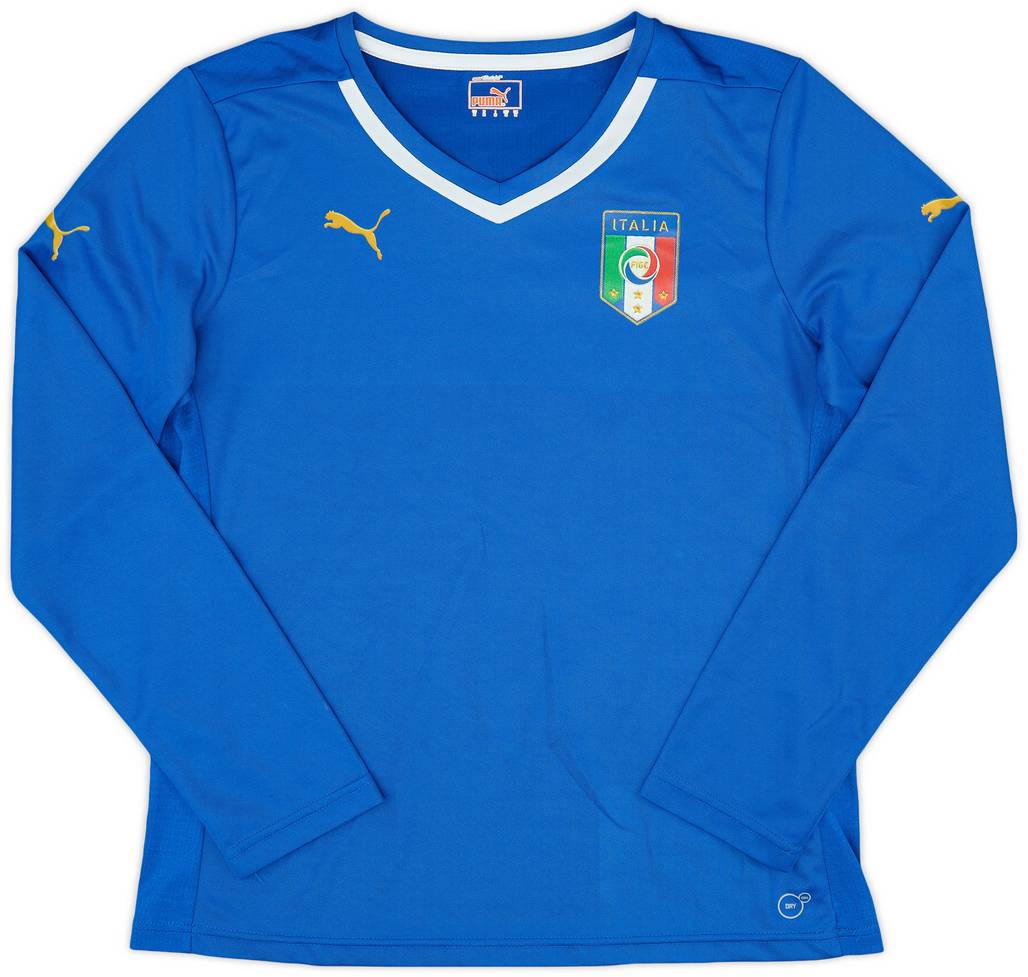2014-15 Italy Women's Home L/S Shirt - 8/10 - (Women's M)