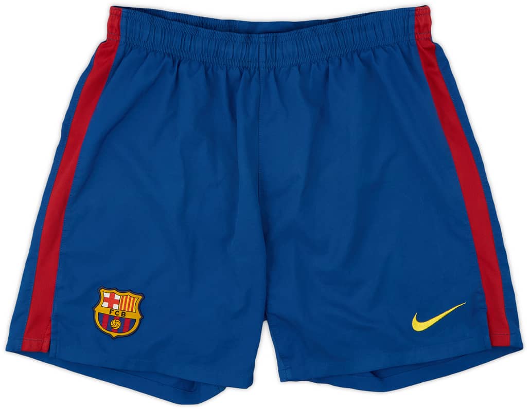 2009-10 Barcelona Home Shorts - 9/10 - (S)