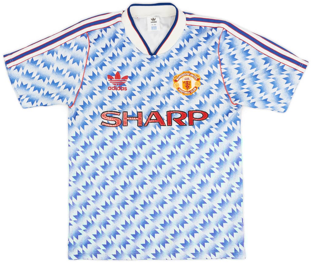 1990-92 Manchester United Away Shirt - 7/10 - (S)