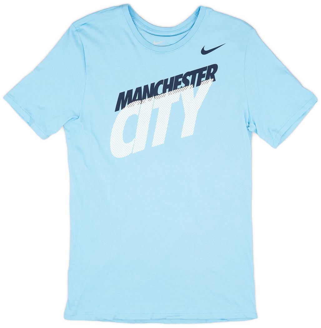 2015-16 Manchester City Nike Graphic Tee - 8/10 - (L)