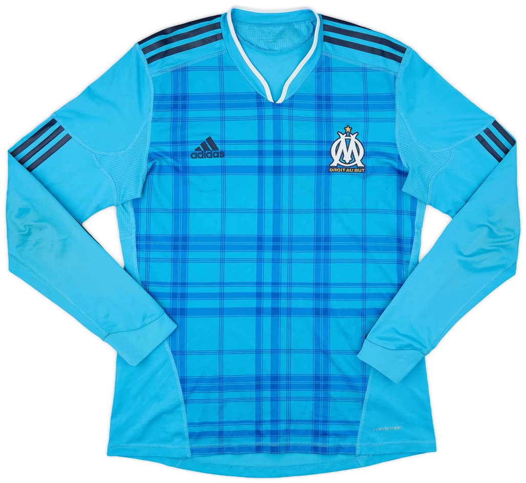 2010-11 Olympique Marseille Authentic Away L/S Shirt - 6/10 - (M)