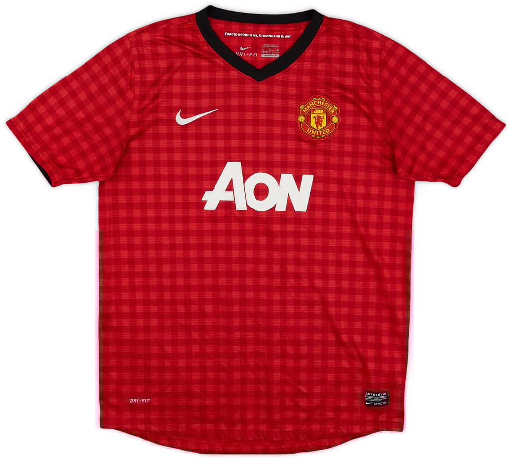2012-13 Manchester United Home Shirt - 7/10 - (XL.Boys)