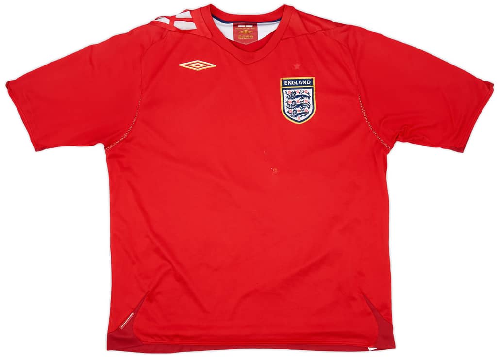 2006-08 England Away Shirt - 6/10 - (XXL)
