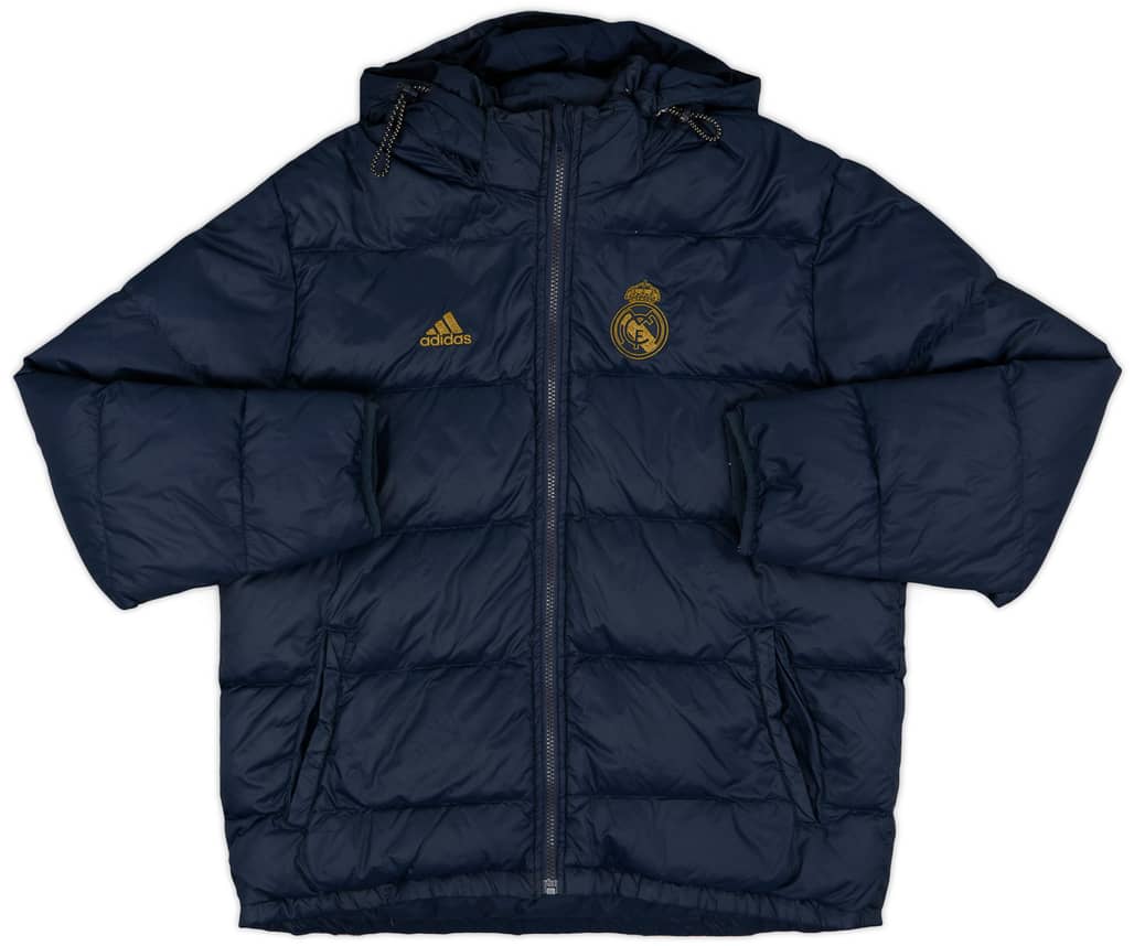 2009-10 Real Madrid adidas Padded Bench Coat - 9/10 - (S)