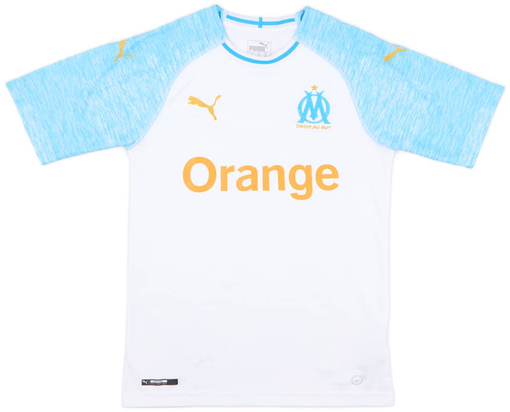 2018-19 Olympique Marseille Home Shirt - 6/10 - (XS)