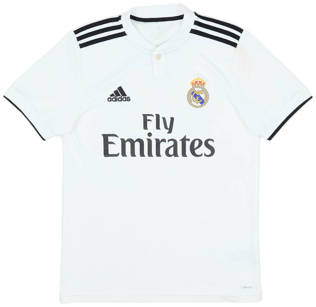 2018-19 Real Madrid Home Shirt - 5/10 - (S)