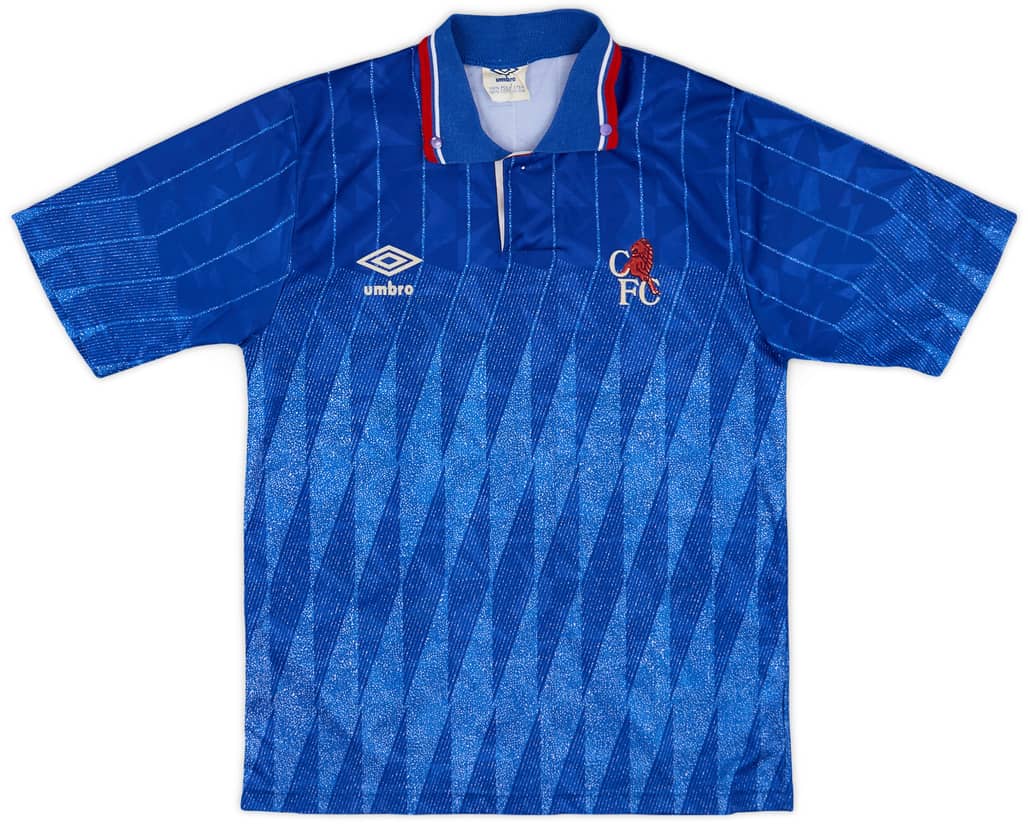 1989-91 Chelsea Home Shirt - 9/10 - (10-11 Years)