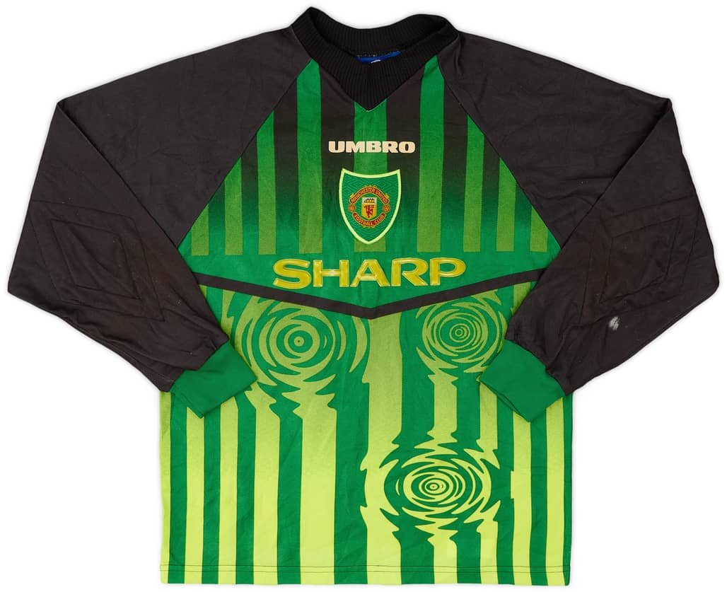 1997-98 Manchester United GK Shirt - 7/10 - (L.Boys)