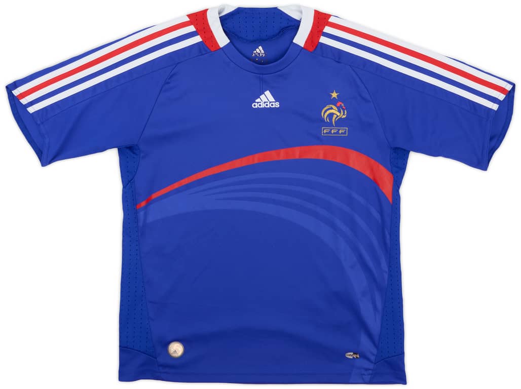 2007-08 France Home Shirt - 7/10 - (M.Boys)