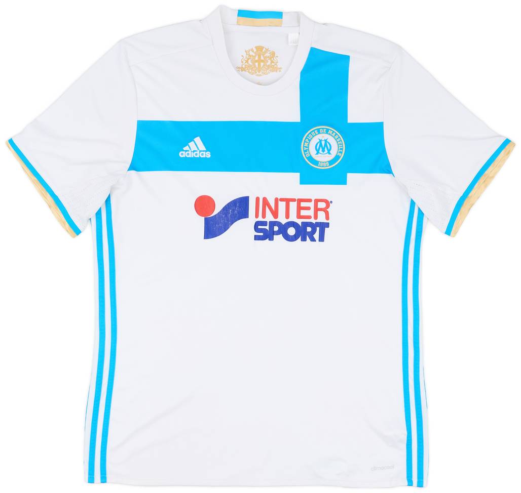 2016-17 Olympique Marseille Home Shirt - 6/10 - (XL)