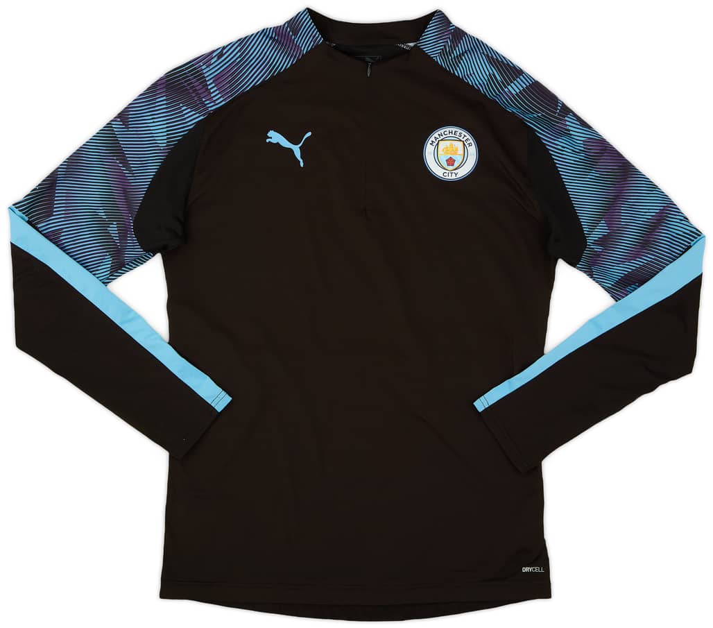 2018-19 Manchester City Puma 1/4 Zip Training Top - 8/10 - (M)