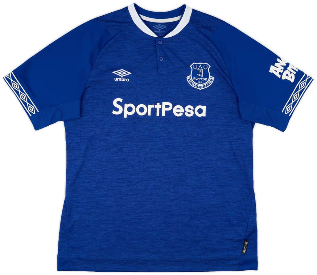2018-19 Everton Home Shirt - 8/10 - (XL)