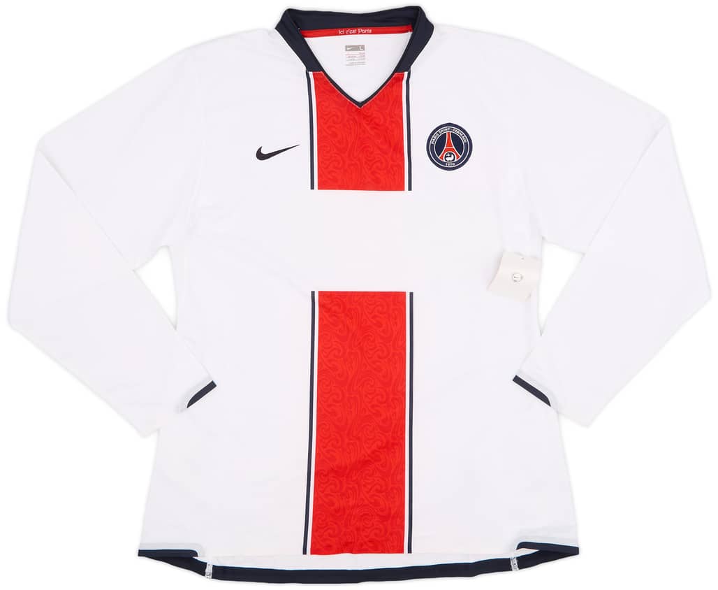 2007-08 Paris Saint-Germain Player Issue Away L/S Shirt (L)