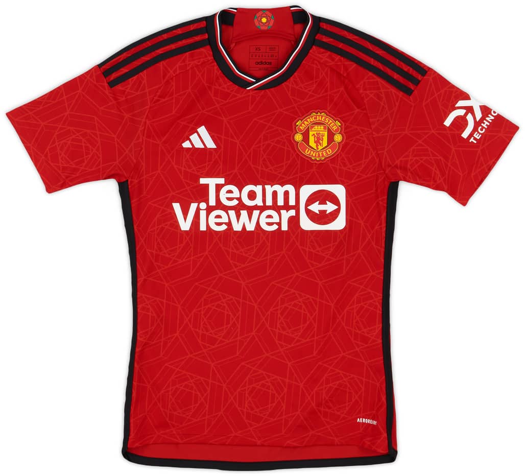 2023-24 Manchester United Home Shirt - 8/10 - (XS)