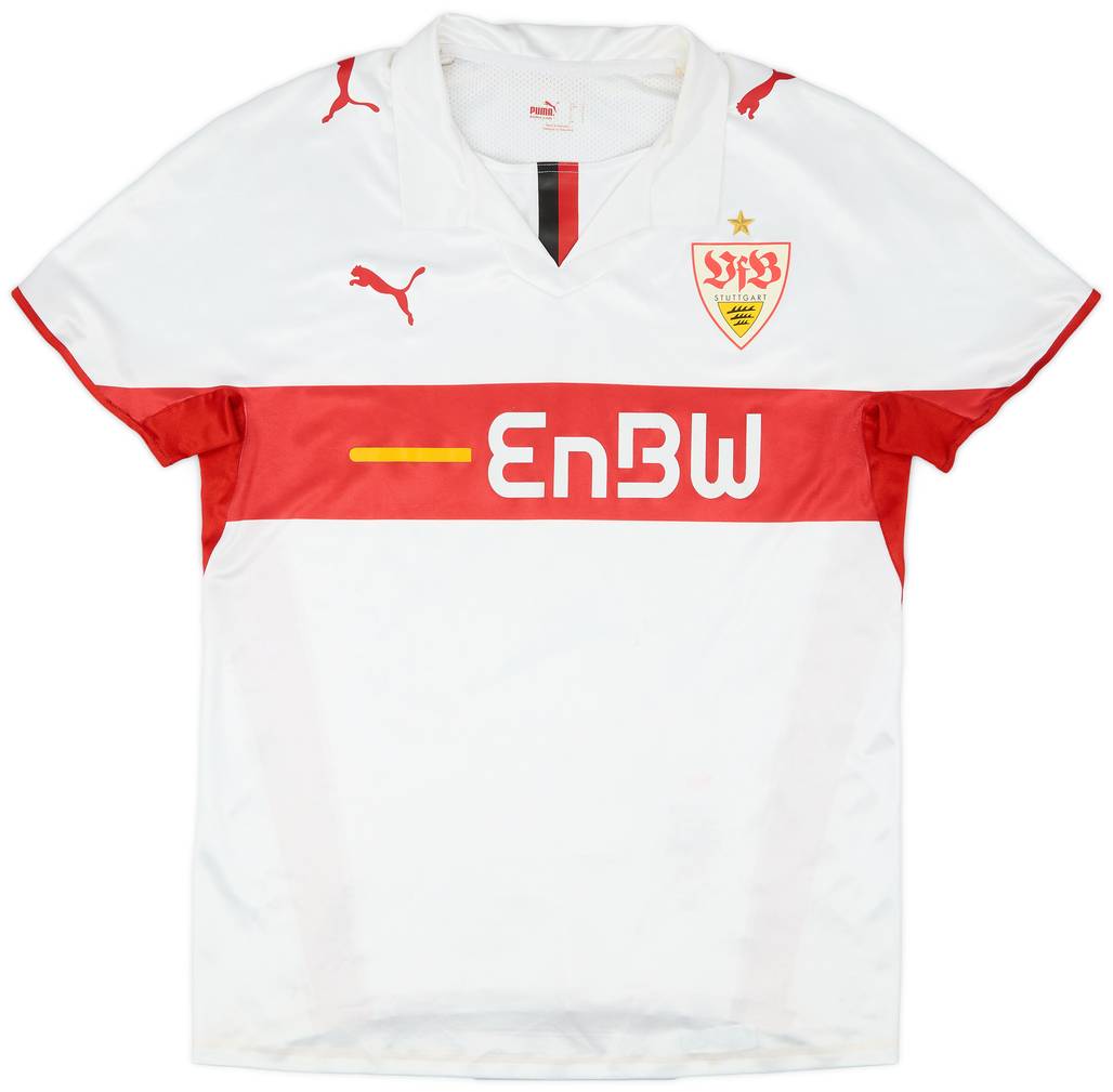 2008-09 Stuttgart Player Issue Home Shirt - 8/10 - (L)