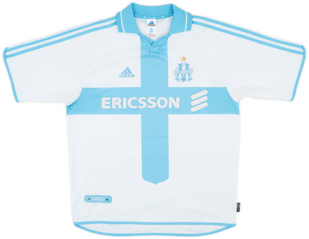 2000-01 Olympique Marseille Home Shirt - 7/10 - (L)