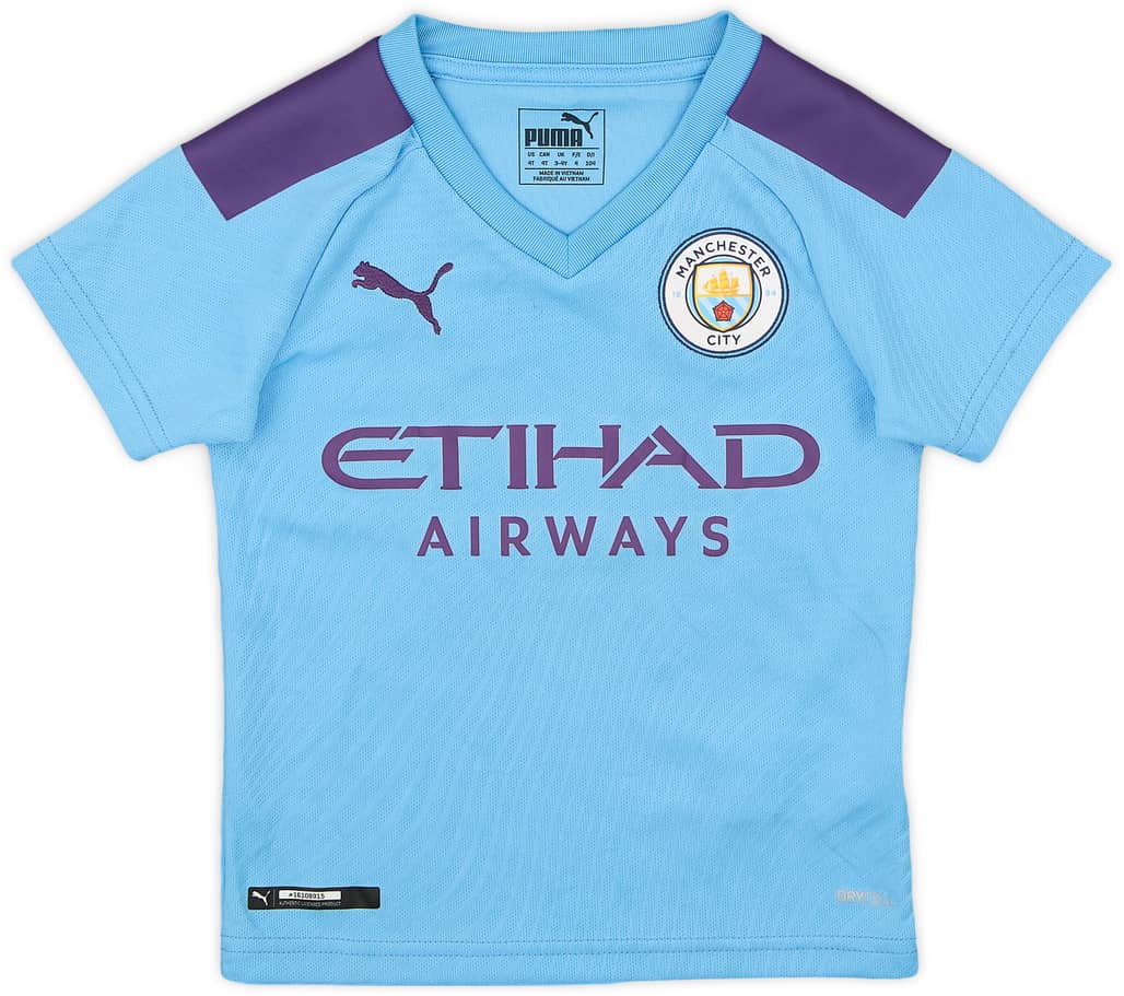 2019-20 Manchester City Home Shirt - 8/10 - (3-4 Years)