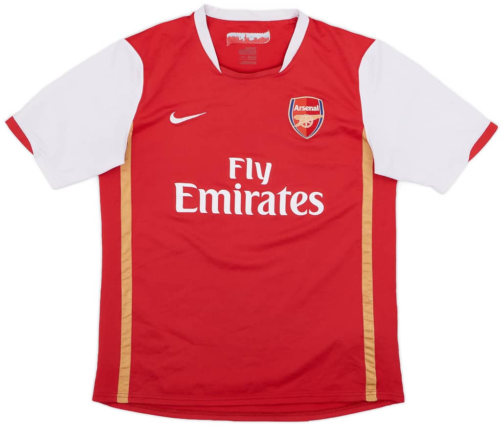 2006-08 Arsenal Home Shirt - 6/10 - (XL.Boys)
