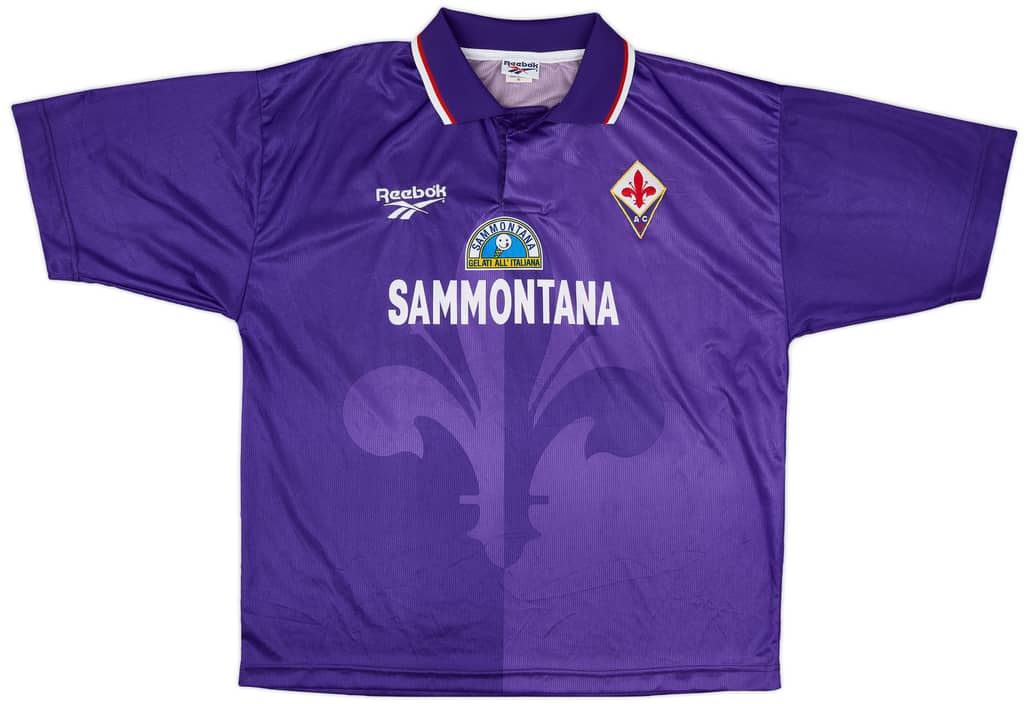 1995-96 Fiorentina Home Shirt - 9/10 - (XL)