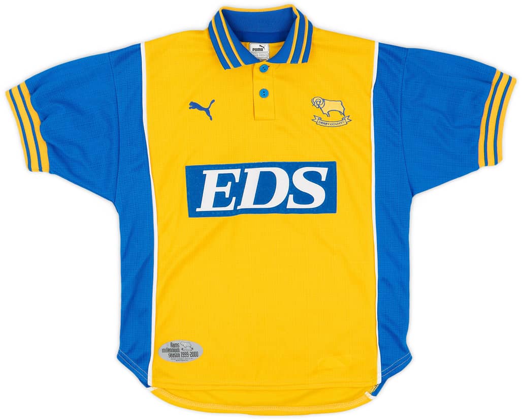 1999-01 Derby County Away Shirt - 8/10 - (L.Boys)