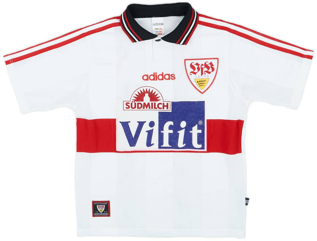1996-97 Stuttgart Home Shirt - 9/10 - (Y)