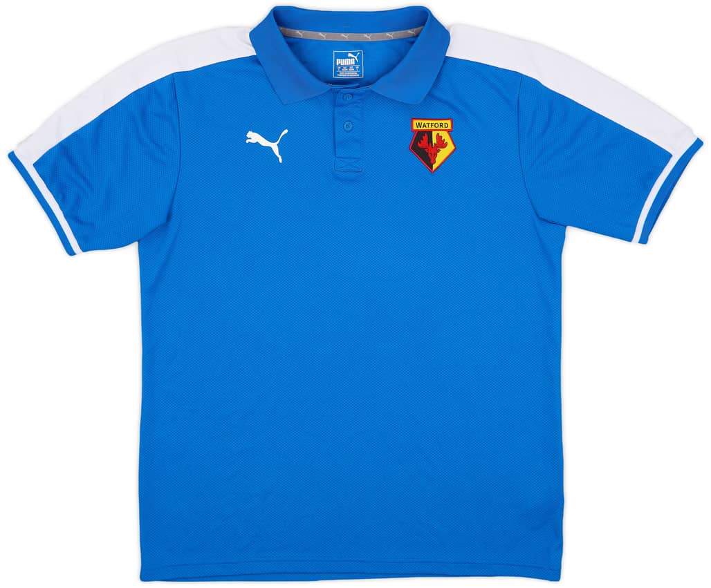 2013-14 Watford Puma Polo Shirt - 9/10 - (L)