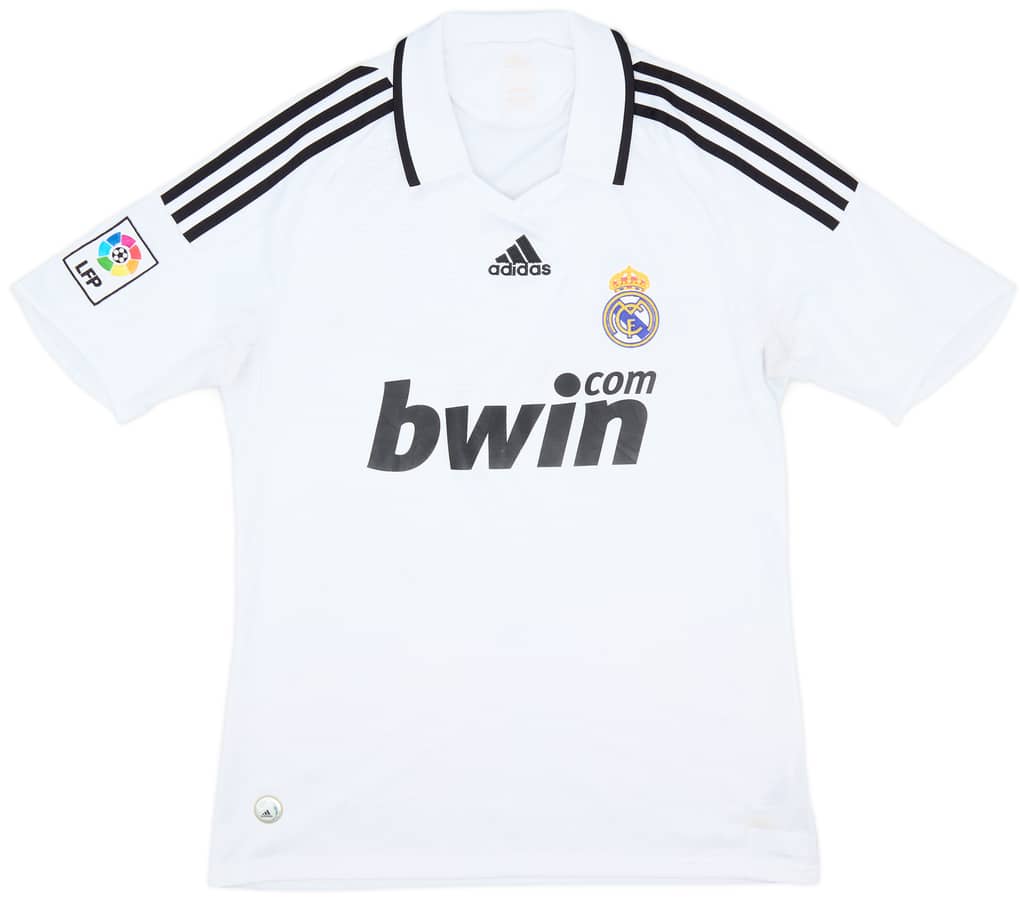 2008-09 Real Madrid Home Shirt - 5/10 - (M)