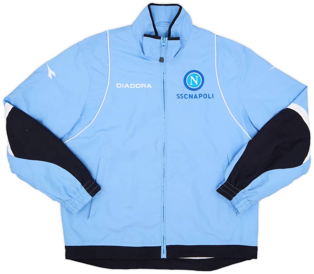 2007-08 Napoli Diadora Track Jacket - 8/10 - (S)