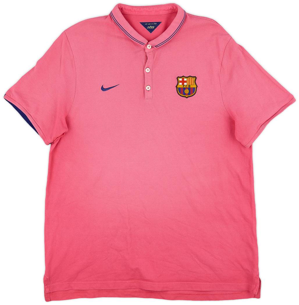 2014-15 Barcelona Nike Polo Shirt - 9/10 - (XL)