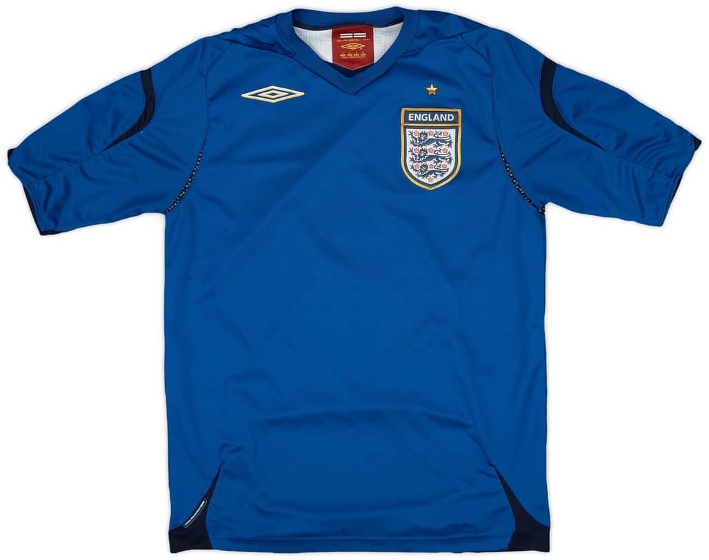 2006-08 England GK S/S Shirt - 9/10 - (S)