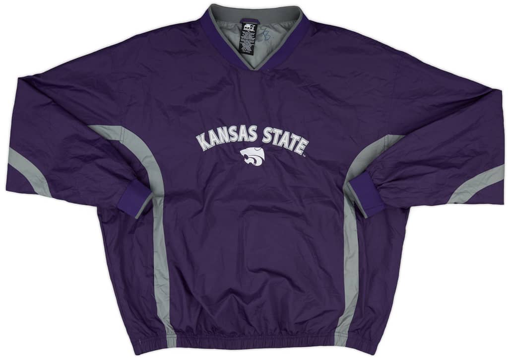 1990s Kansas State Wildcats Starter Pullover Windbreaker Jacket - 9/10 - (XL)