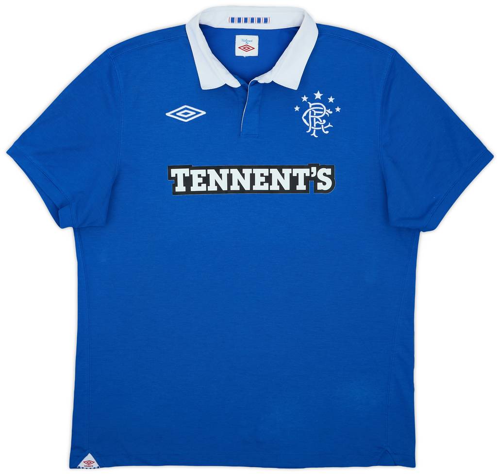 2010-11 Rangers Home Shirt - 8/10 - (L)