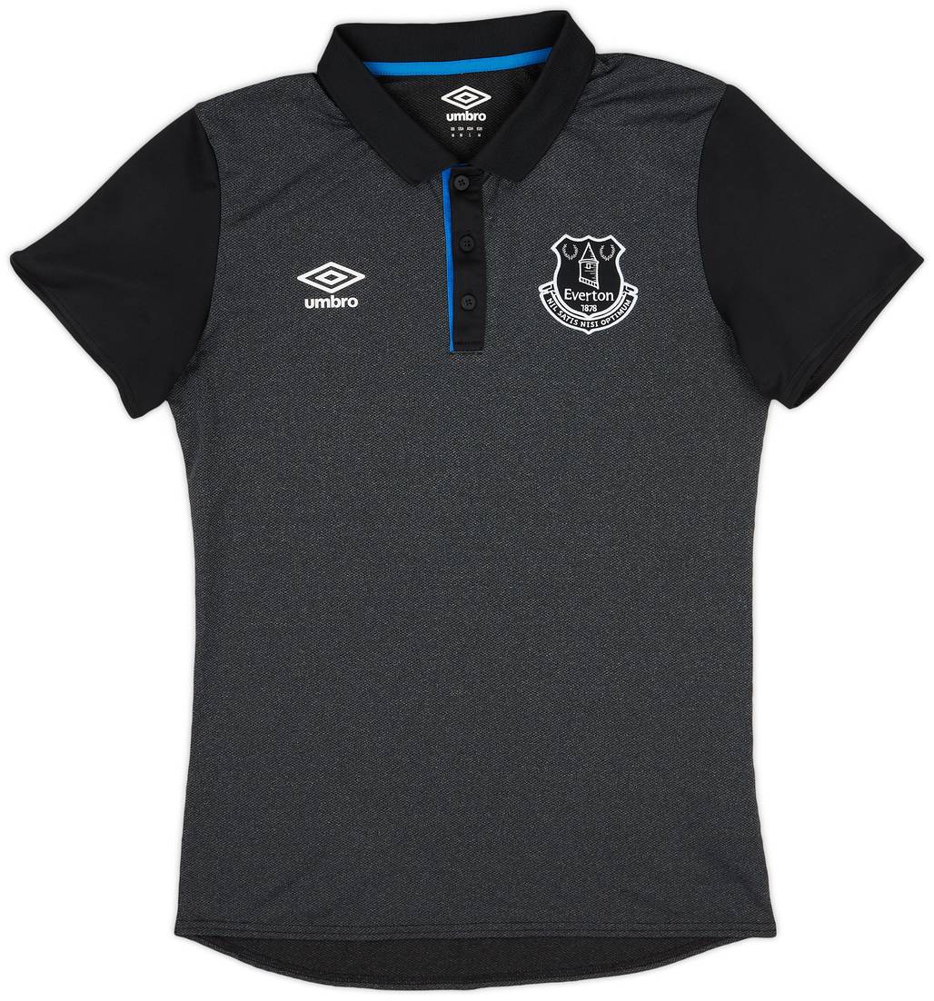 2018-19 Everton Umbro Polo Shirt - 9/10 - (M)