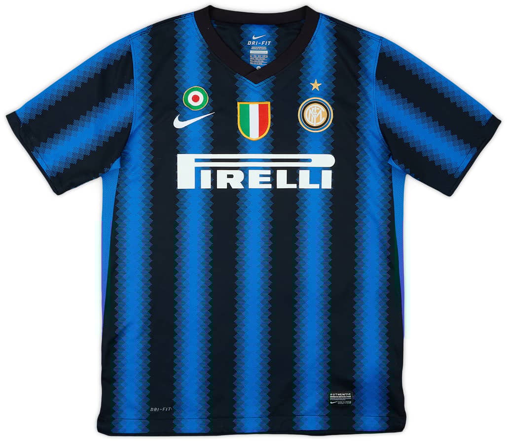 2010-11 Inter Milan Home Shirt - 8/10 - (XL.Boys)