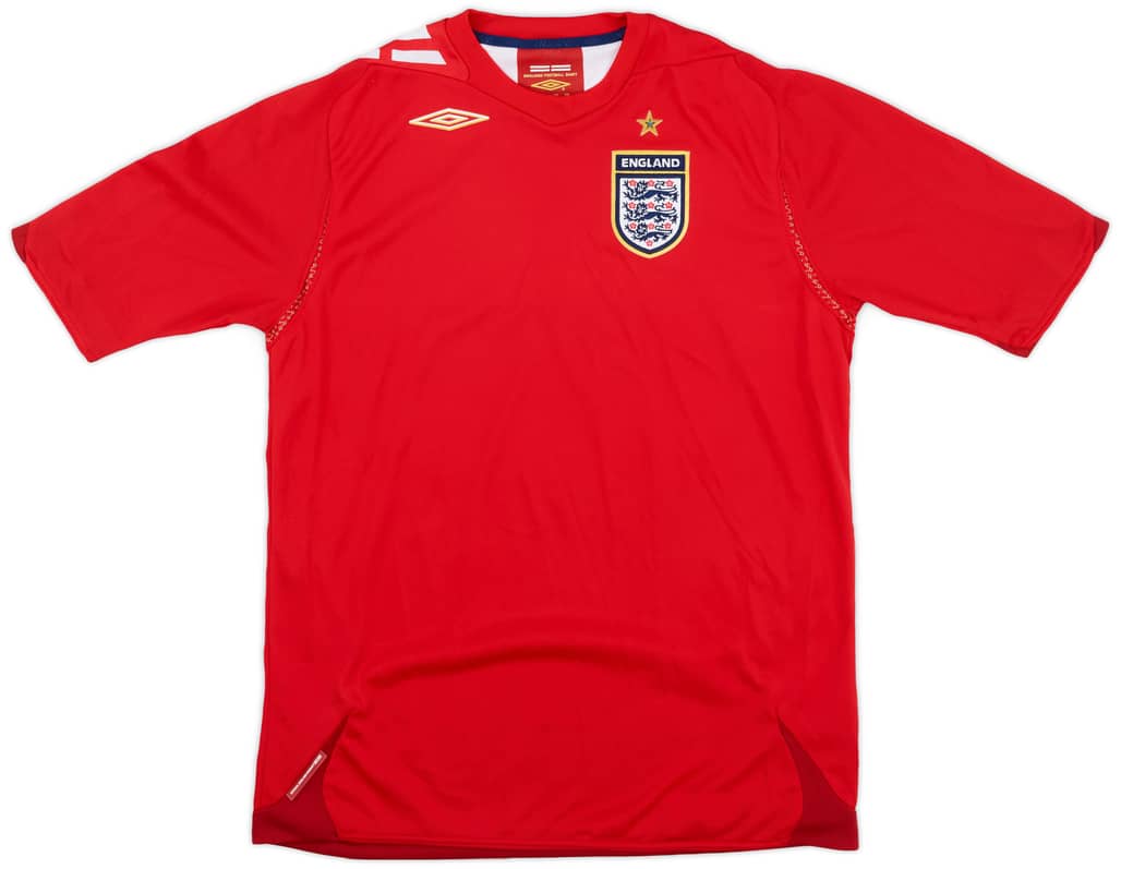 2006-08 England Away Shirt - 10/10 - (XL.Boys)