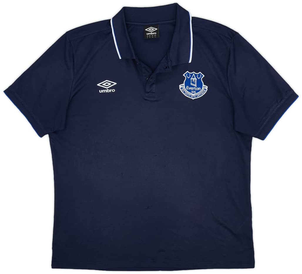 2018-19 Everton Umbro Polo Shirt - 8/10 - (XL)