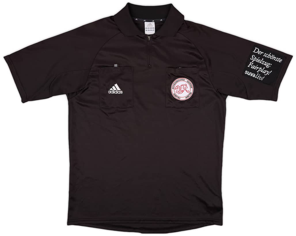 2002-03 Switzerland adidas Referee Shirt - 9/10 - (M)