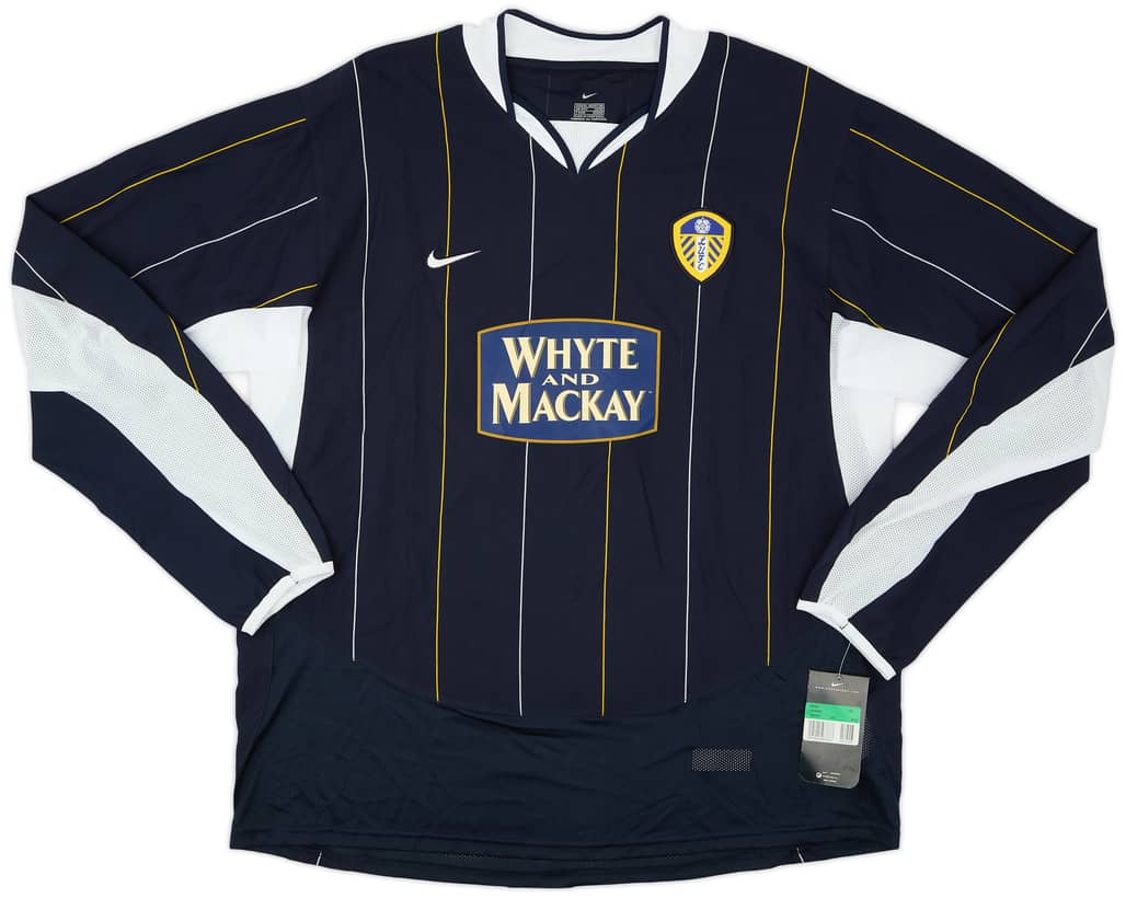 2003-04 Leeds United Player Issue Away L/S Shirt (XL)