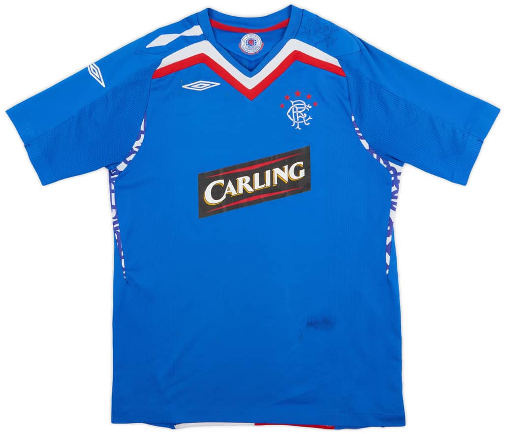 2007-08 Rangers Home Shirt - 5/10 - (XL.Boys)