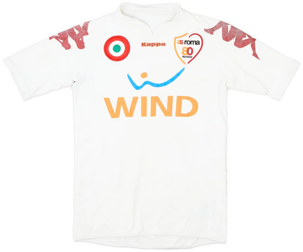2007-08 Roma Away Shirt - 6/10 - (XS)