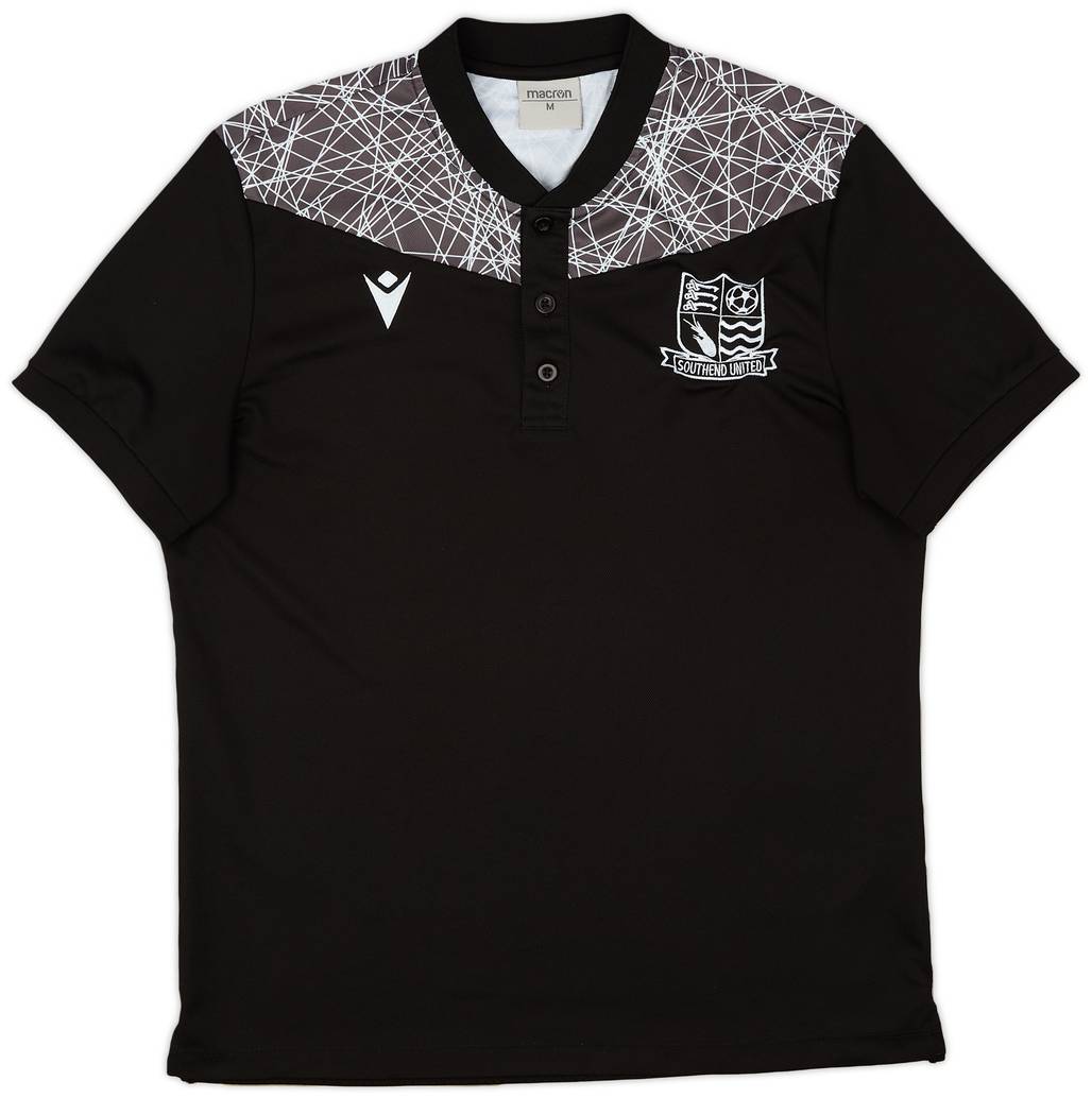2021-22 Southend United Macron Polo Shirt - 9/10 - (M)
