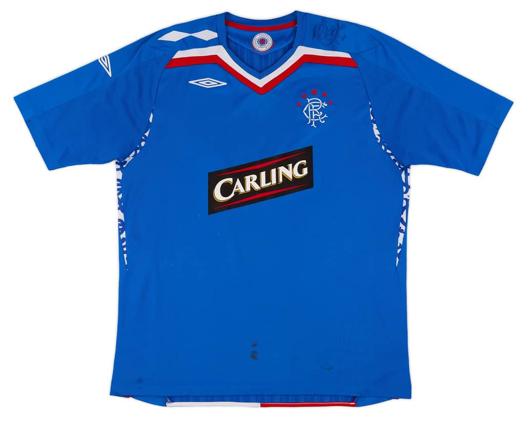 2007-08 Rangers Home Shirt - 5/10 - (XL)