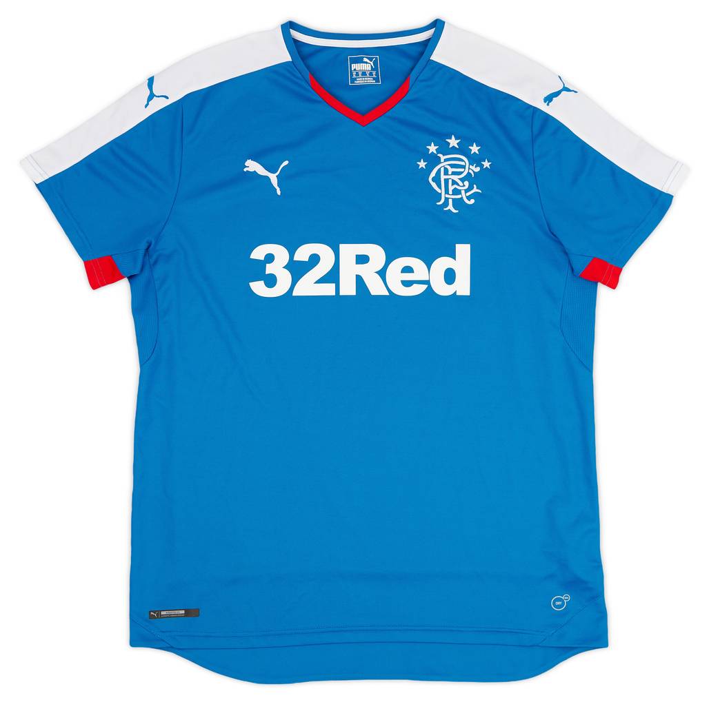 2015-16 Rangers Home Shirt - 8/10 - (XL)