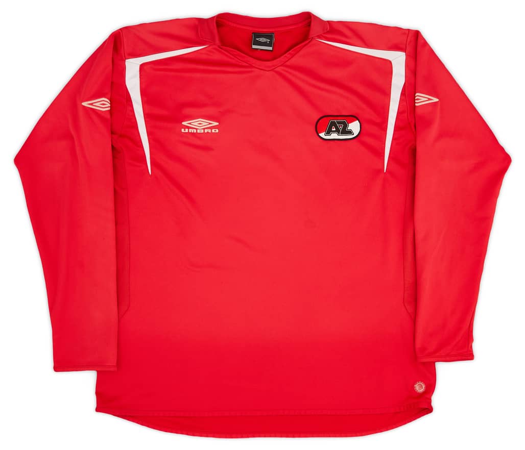 2005-06 AZ Alkmaar Home L/S Shirt - 6/10 - (XL)