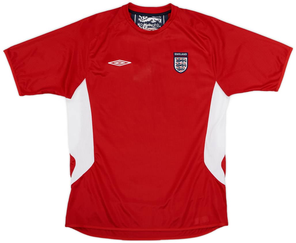 2004-06 England Umbro Training Shirt - 6/10 - (L)