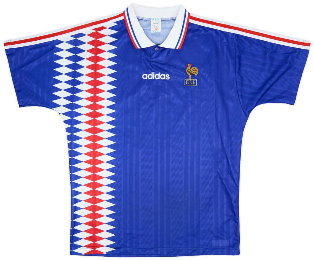 1994-96 France Home Shirt - 7/10 - (L)