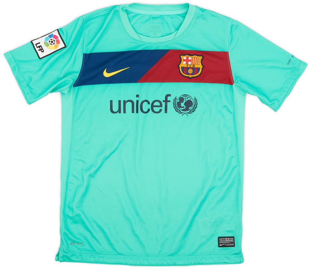 2010-11 Barcelona Away Shirt - 6/10 - (L.Boys)