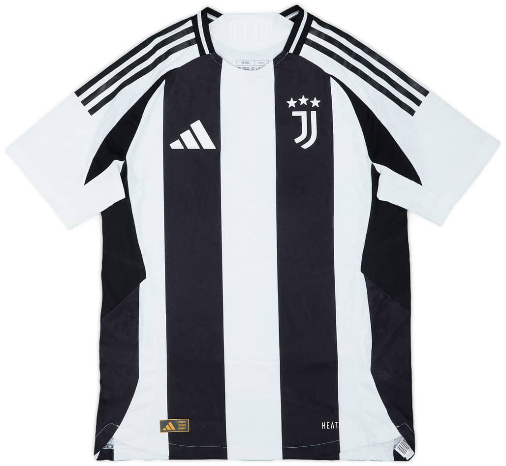 2024-25 Juventus Authentic Home Shirt - 8/10 - (L)
