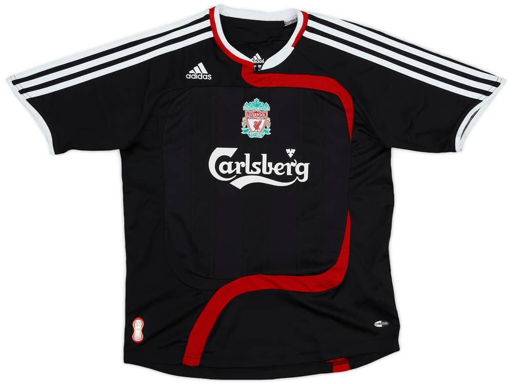 2007-08 Liverpool Third Shirt - 9/10 - (M.Boys)